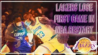 Nba bubble - new lakers lose first impressions