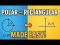 Polar to Rectangular & Rectangular to Polar Coordinates | Conversion with Examples