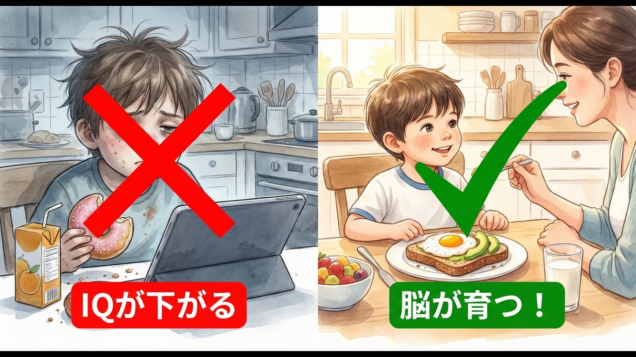 ハーバードの研究：毎朝これを食べると、子供の「学力」が2倍変わります