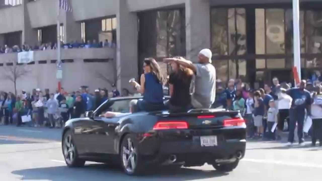 UConn Victory Parade and Rally - Clip 5 - Donny Marshall - Gov Malloy - Warde Manuel - 4-13-14