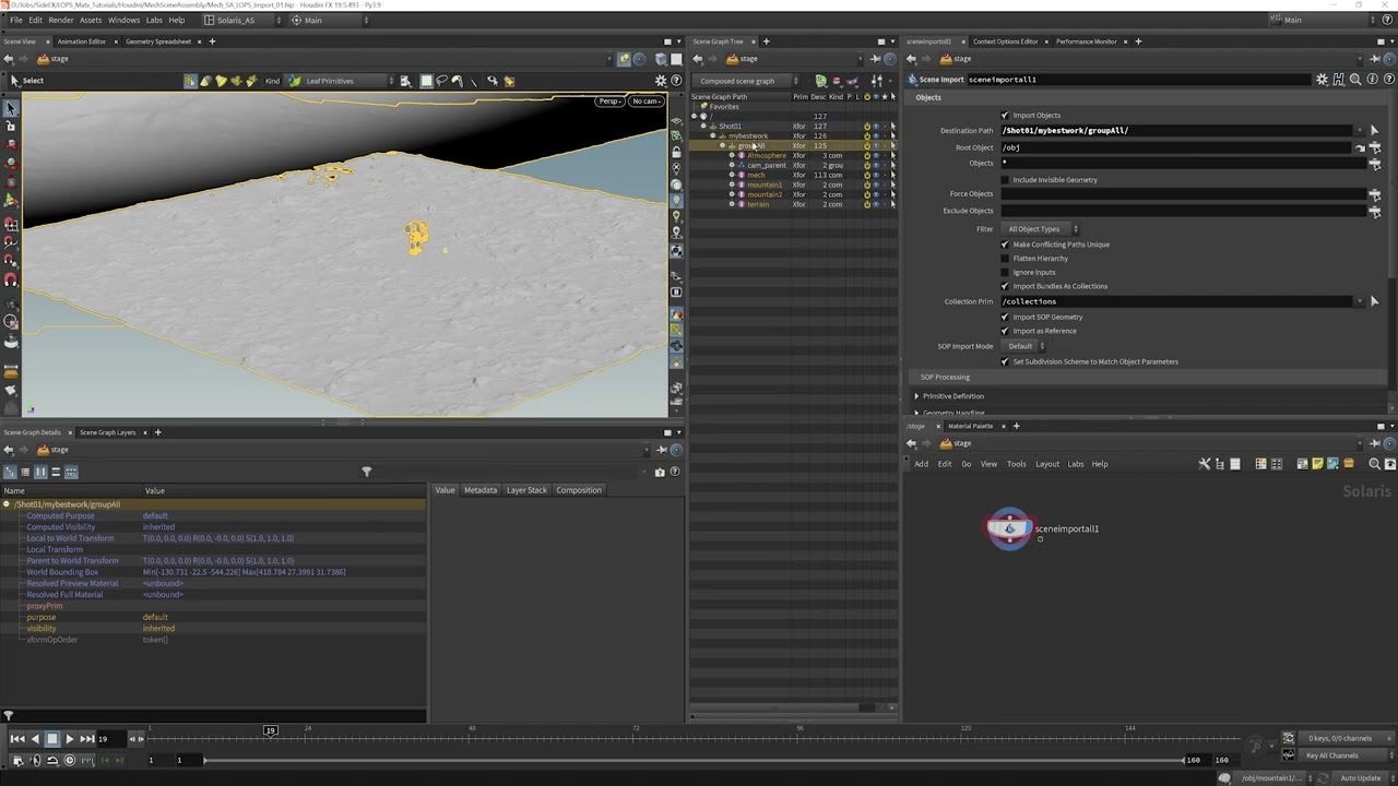 ОСНОВЫ SOLARIS | 01 Импорт сцены в LOPS