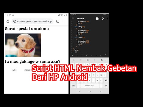 Tutorial Buat Script Nembak Gebetan di HP Android