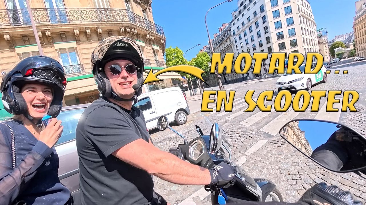 Un motard en scooter… et il roule n'importe comment 😳 - DO
