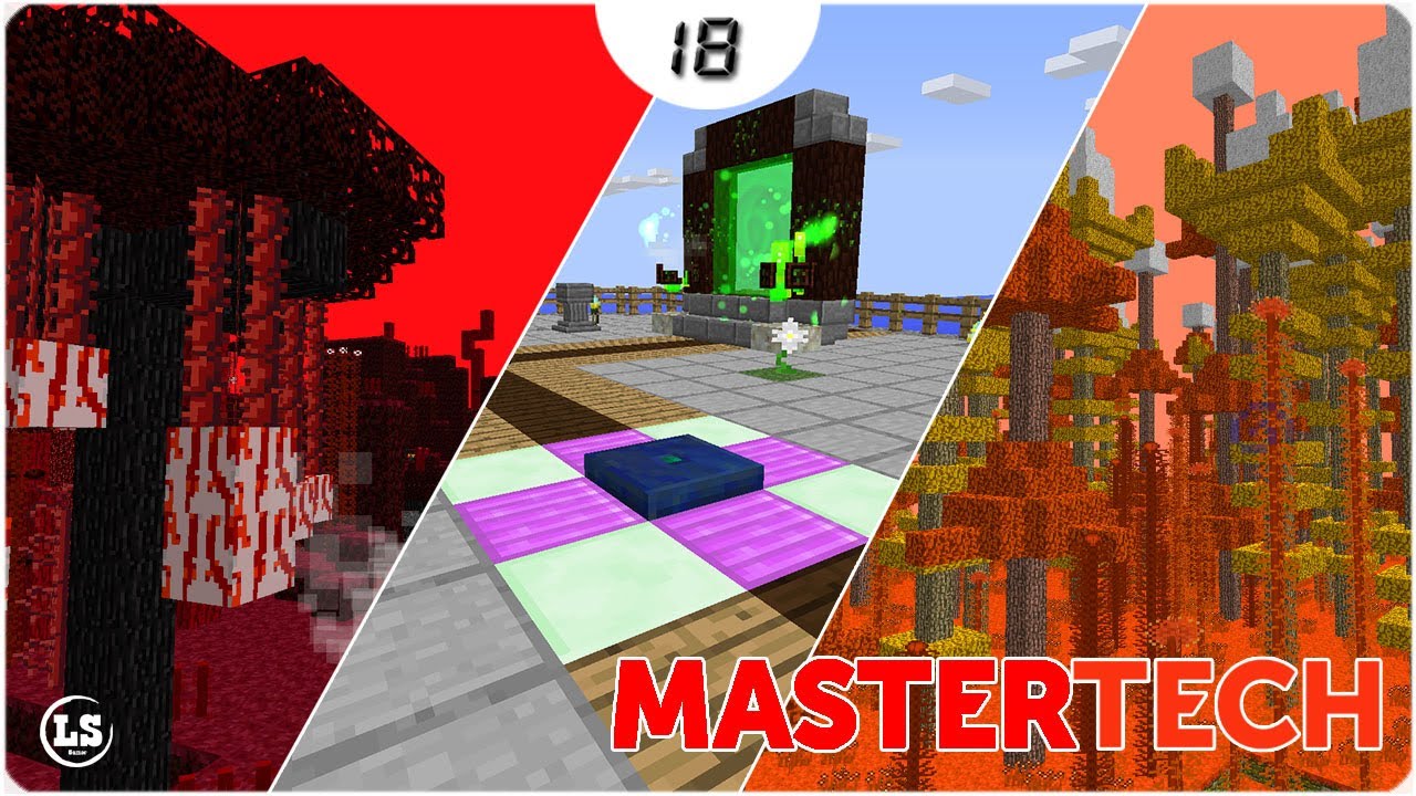 Minecraft: Master Tech - #18 Бездна, Лилития и Ботания - YouTube