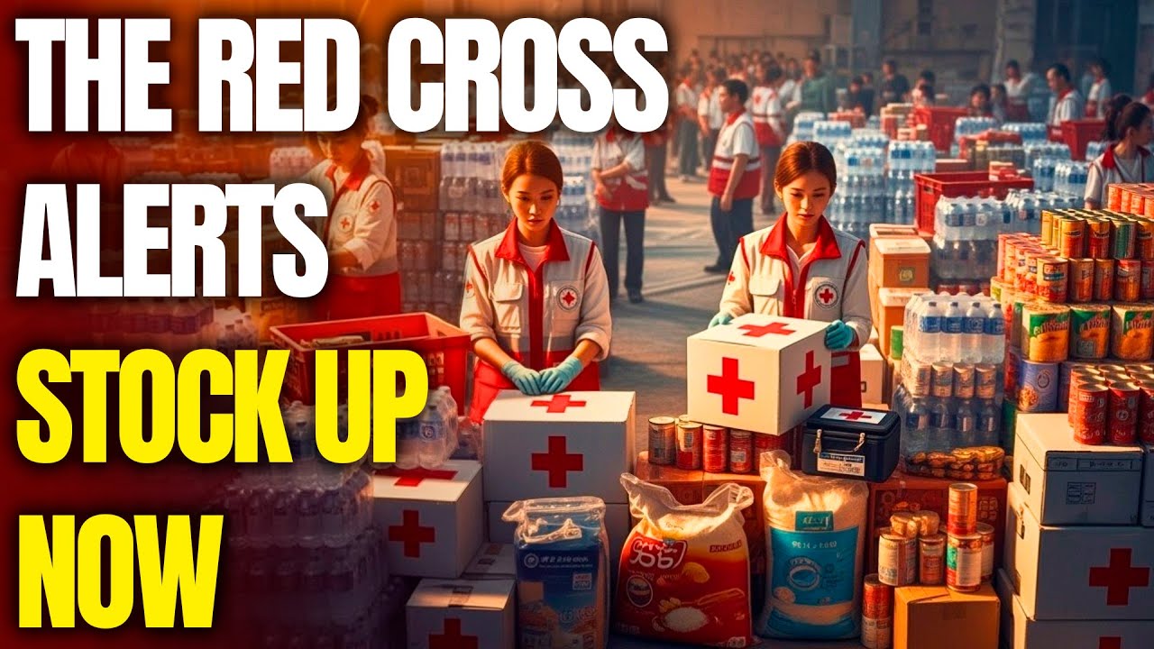 15 Items the RED CROSS Recommends You Stock TODAY