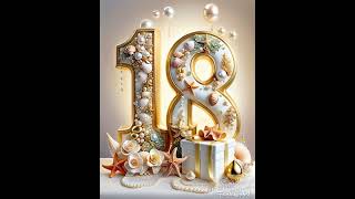 Eighteen Candles Happy 18th Birthday Wishes