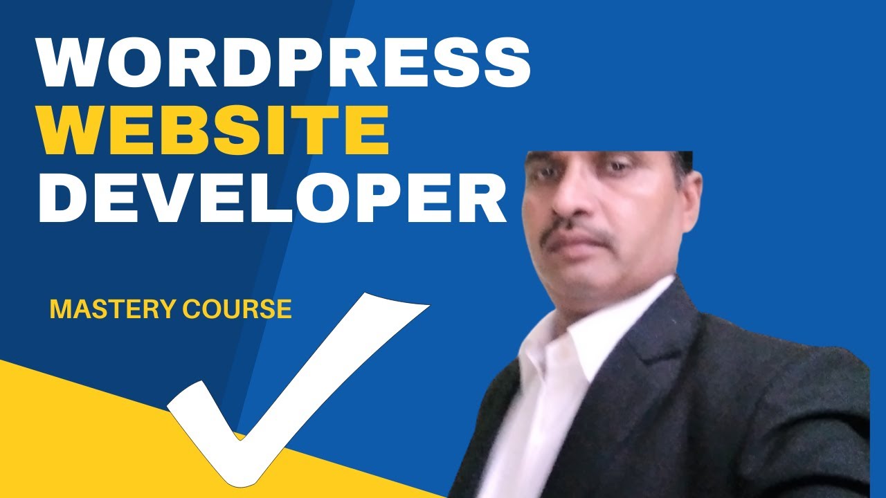 Word Press Website Developer Mastery Course By Hariom Singh, Word Press Developer, WoredPress Websit
