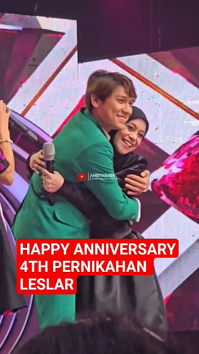HAPPY ANNIVERSARY PERNIKAHAN LESLAR KE 4TH SEMOGA LANGGENG SELALU #lestikejora #leslar #billar