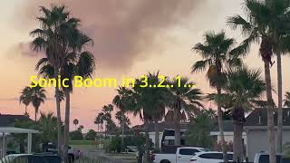 SpaceX Starship Launch and First Ever Booster Catch! Sonic Boom at the End is the Best Part!