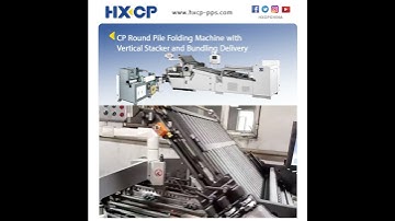 #HXCP China State-owned Printing Company enjoys their CP folding machine