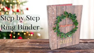 How to Make an A5 Ring Binder Tutorial | Christmas Album