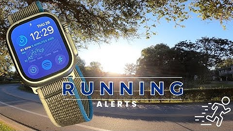 Apple Watch ULTRA - RUNNING WORKOUT APP (ALERTS) PART 2!!! #applewatchultra #applewatch #running