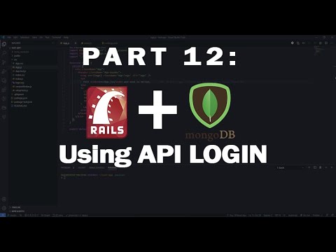 Ruby On Rails With MongoDB   Part 12 Using The API LOGIN