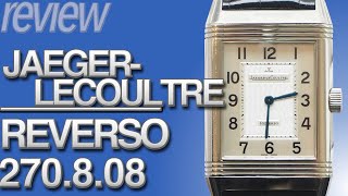 紳士の腕時計 ジャガールクルト ビッグレベルソ クォーツ JAEGER-LECOULTRE REVERSO Ref.270.8.08 実機レビュー！