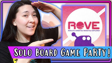 ROVE | Solo Board Game PaRTy!!! (Playthrough and Review/ Tutorial, yup!) 🤖