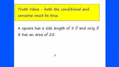 2.4 Biconditional Statements