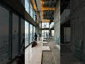 Ultra Modern Glass Penthouse Lounge Transformation #interiordesign #luxuryinterior #viralvideo