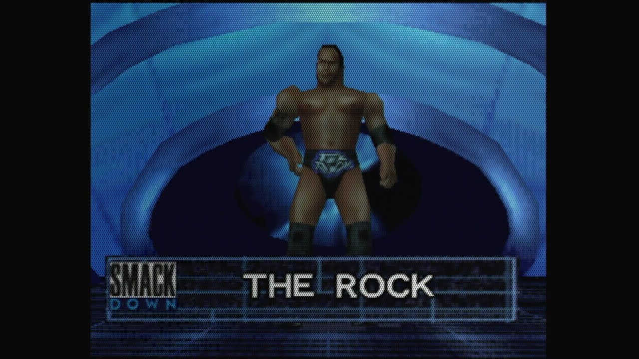 WWF No Mercy Triple H vs. The Rock June E3 Alpha (N64)