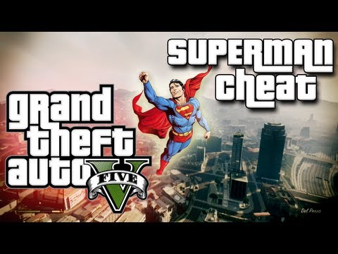 GTA V Cheat Codes Fun! (Skyfall/Superman Cheat Code)