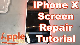 How To Replace Apple iPhone X 10 Screen Digitizer Guide Tutorial