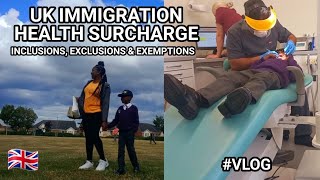 UK Immigration Health Surcharge -Inclusions, Exclusions And Exemptions /Don't Make My Mistake!