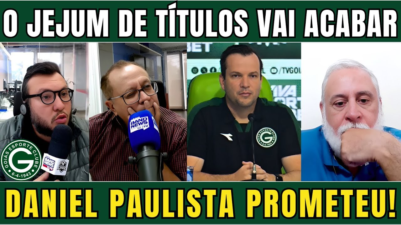 🚨DANIEL PAULISTA ACORDOU O GIGANTE? TÉCNICO EXIGE TÍTULO DO GOIANÃO 2026! BASTIDORES DO GOIÁS