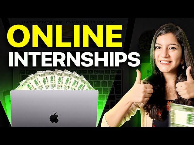Best Online Internships with FREE Certificate ➤ Work From Home 🏠 class=