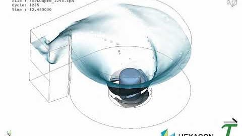 Gravitational water vortex turbine simulation using Cradle CFD (HEXAGON)