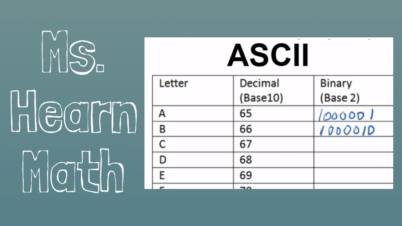 ascii-code-and-counting-binary-youtube