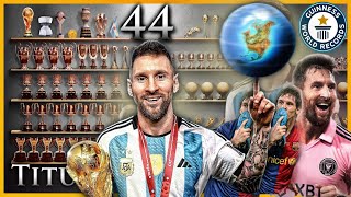 TODOS los Títulos de Lionel Messi 2004  2023 | RECORD MUNDIAL