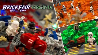 LEGO BATTLE OF ANAXES, GEONOSIS, STARKILLER BASE & MORE! | BrickFair Virginia 2021 Star Wars MOCs
