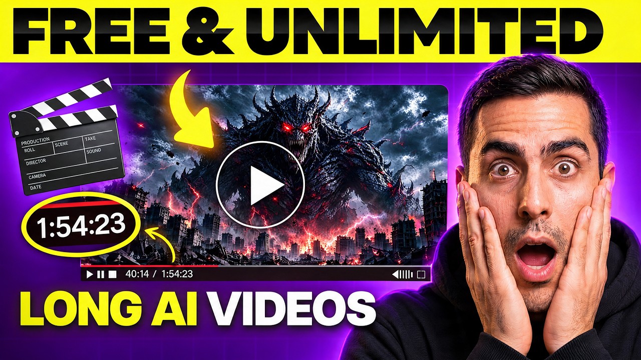 Make LONG AI Videos FREE & UNLIMITED in 2026