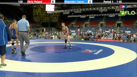 Junior 120 - Chris Poland (Michigan) vs. Alexander...