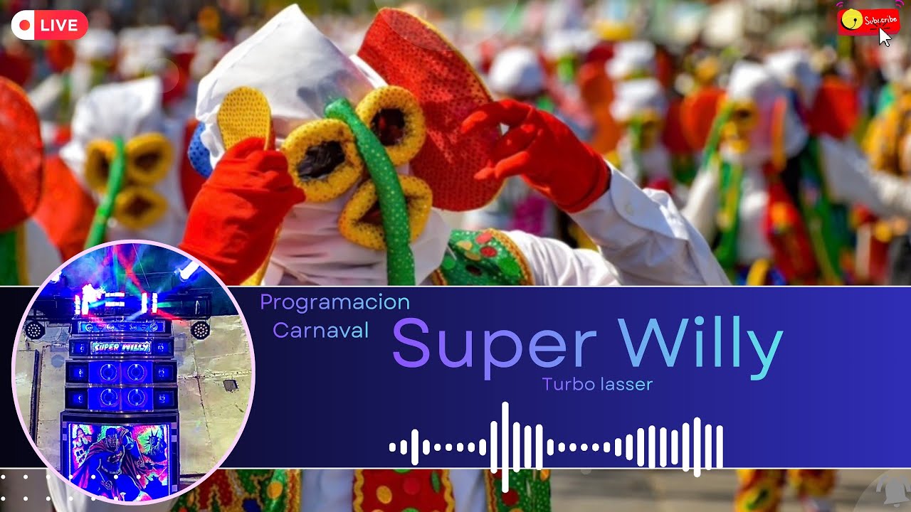 CARNAVAL Y VERBENA 2026 PROGRAMACIÓN SUPER WILLY TURBO 
