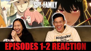 WE LOVE THIS ANIME | Spy X Family Episode 1 & 2 REACTION