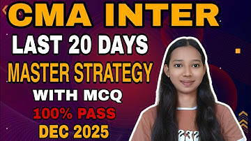 CMA INTER GROUP 1 ll LAST 20 DAY