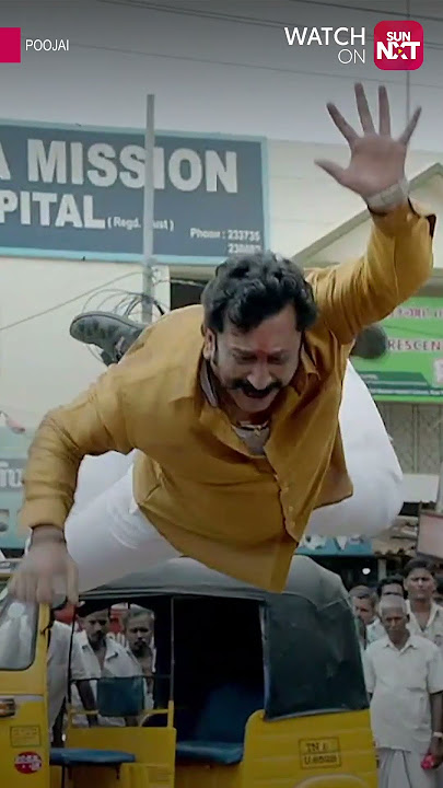 Vishal's Mass Fight! | #Poojai #Vishal #soori #shruthihassan #Sunnxt #Shorts