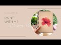 Easy Watercolour Hibiscus in 4 Steps – Beginner-Friendly Floral Tutorial