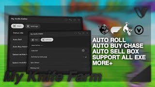 [🔪NEW] My Knife Farm Script - BEST | Auto Roll, Auto Buy, Auto Sell, MORE+