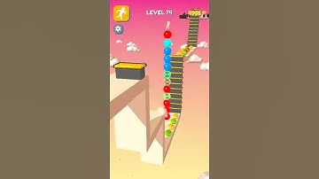 Stack Rider - Level 74 - Gameplay Android, iOS #short