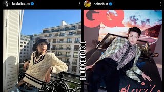 HUNLISA - ' what was he thinking that left a trace | sehun's lovestagram failed! #hunlisa #kpop