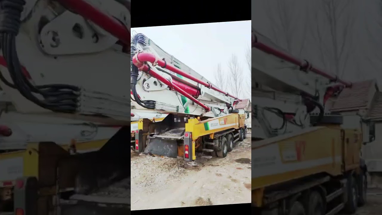 Boutique XCMG 58 M concrete pump truck, produced in 2021. If you like, please contact me at