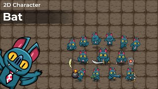 2D Character - Bat (Sprite Package Demo)
