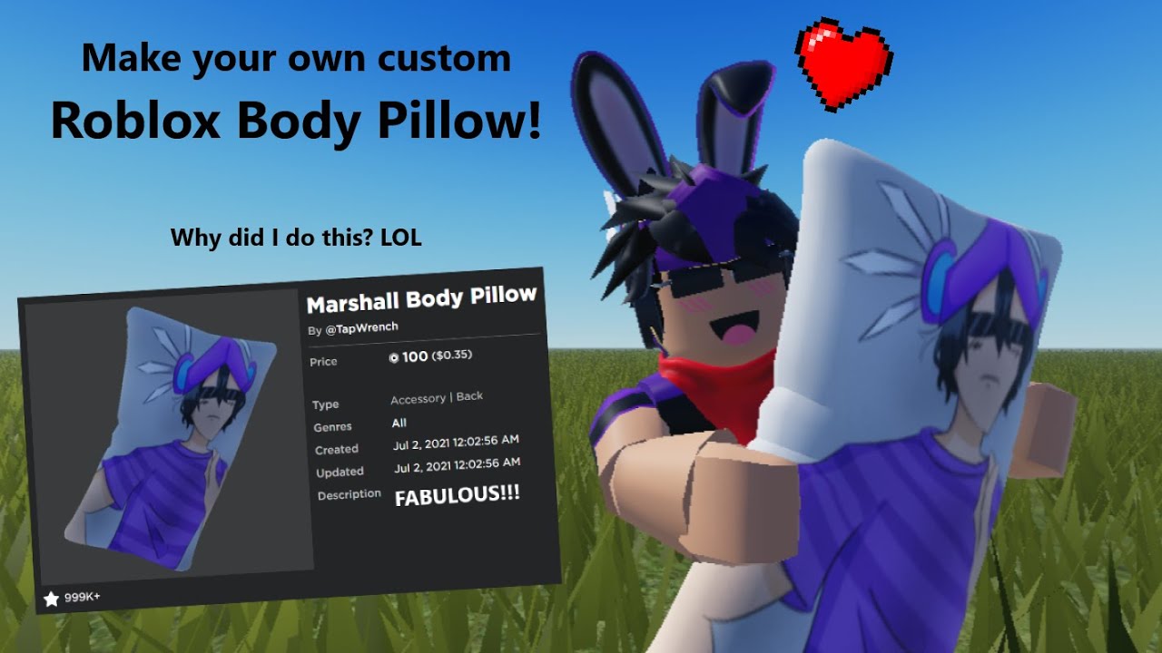 How To Make Your Own Custom Roblox Body Pillow! - Youtube How To Make Your Own Custom Roblox Body Pillow! - Youtube