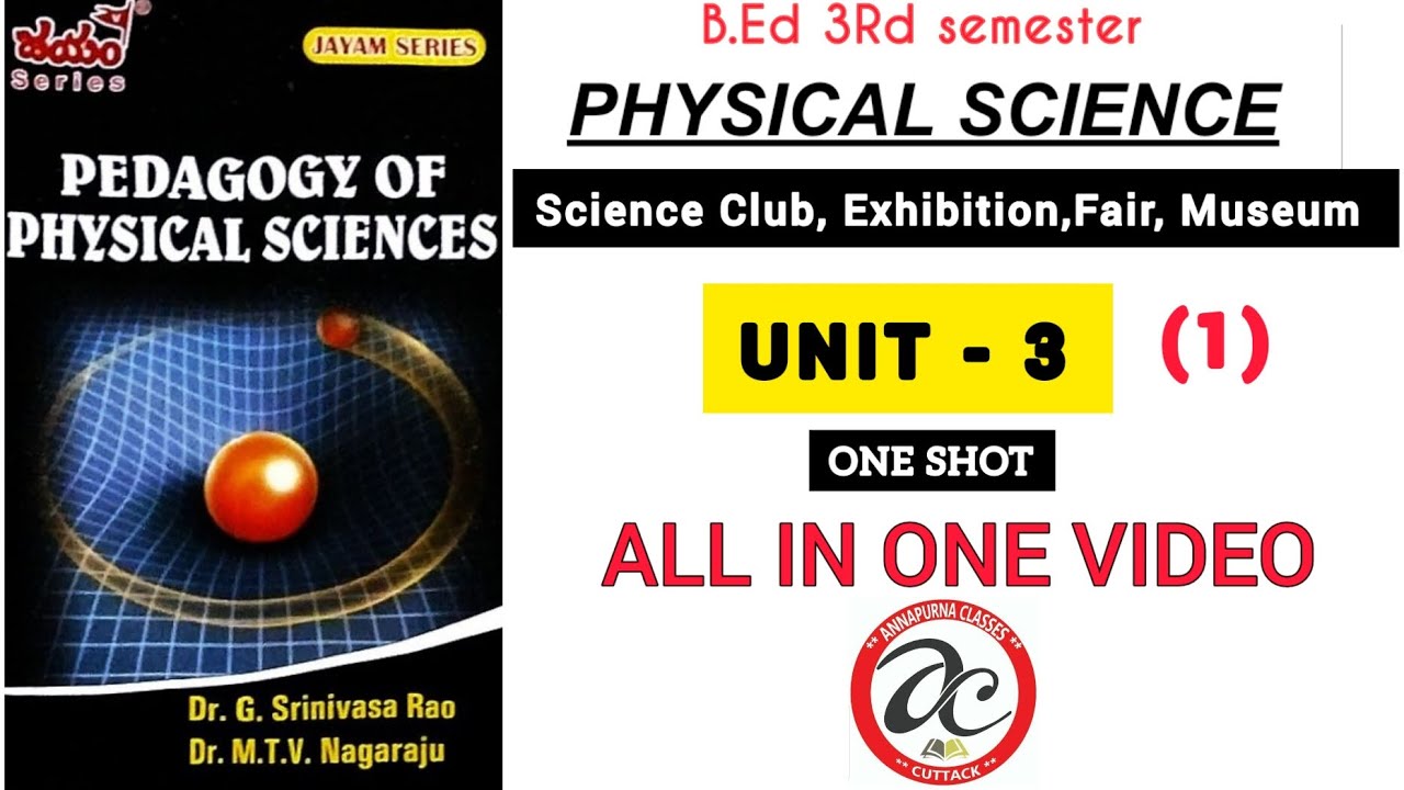 PEDAGOGY OF PHYSICAL SCIENCE 