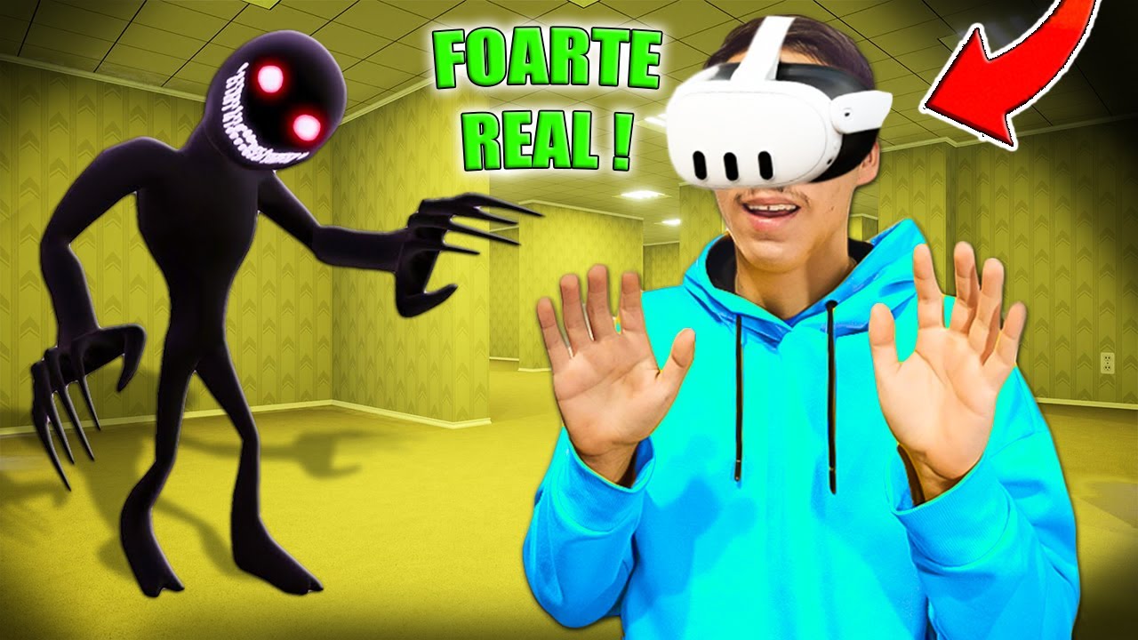 Am fost in BACKROOMS pe VR 😱