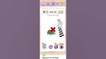 Brain Test level 162 - tortoise must win