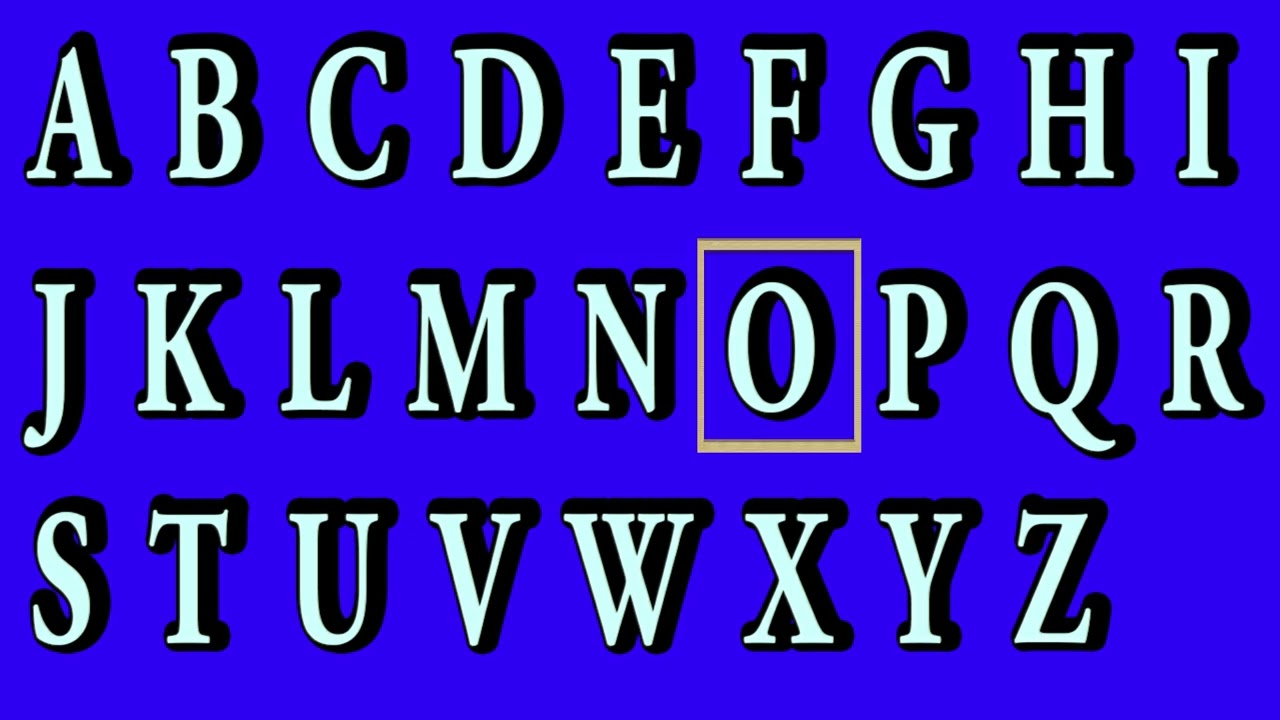 Learn to read English alphabet
