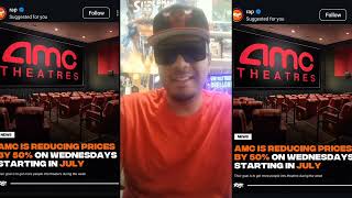 AMC Theater 50% off on Wednesdays!? Coming soon! (ZAM QUICC THOUGHTS)