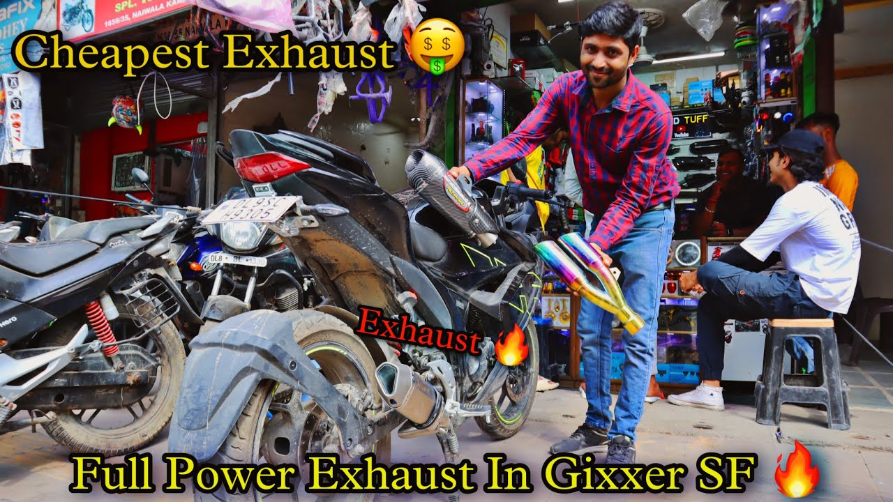 gixxer sf 250 exhaust